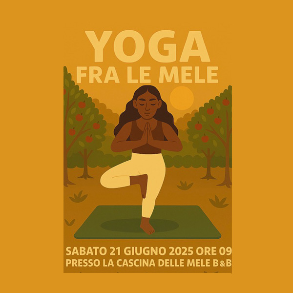 Yoga tra le mele per l’Hospice di Abbiategrasso